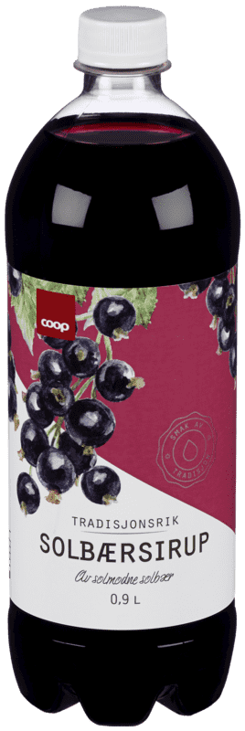Solbærsirup 900ml Coop