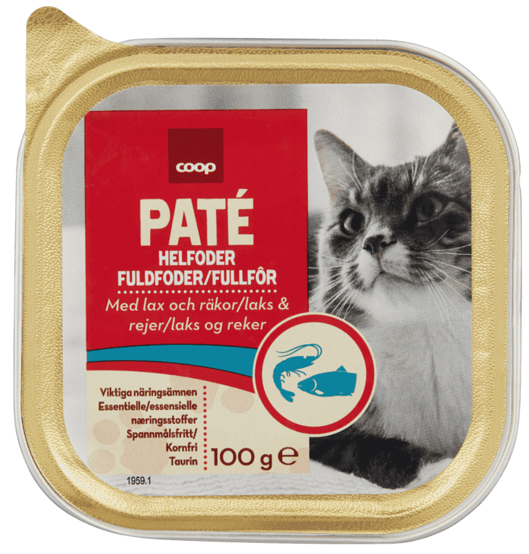 Catz Laks/Reker Paté 100g Coop