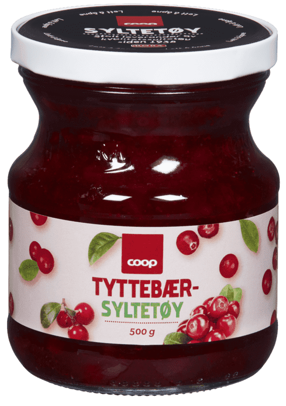 Tyttebærsyltetøy 500g Coop