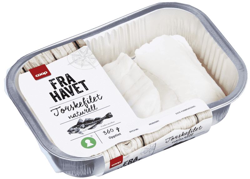 Fra Havet Torskefilet Naturell 360g Coop