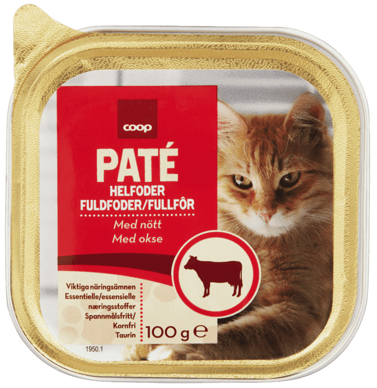 Catz Storfe Pate 100g Coop