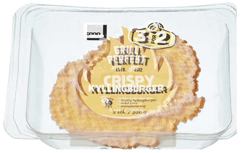 Crispy Kyllingburger 300g Coop