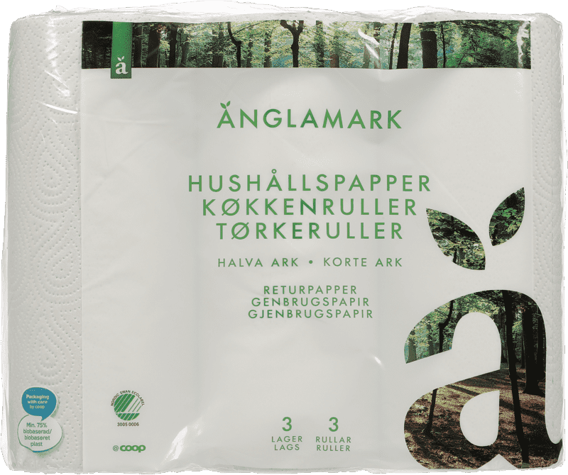 Tørkerull 3pk Änglamark 3 stk