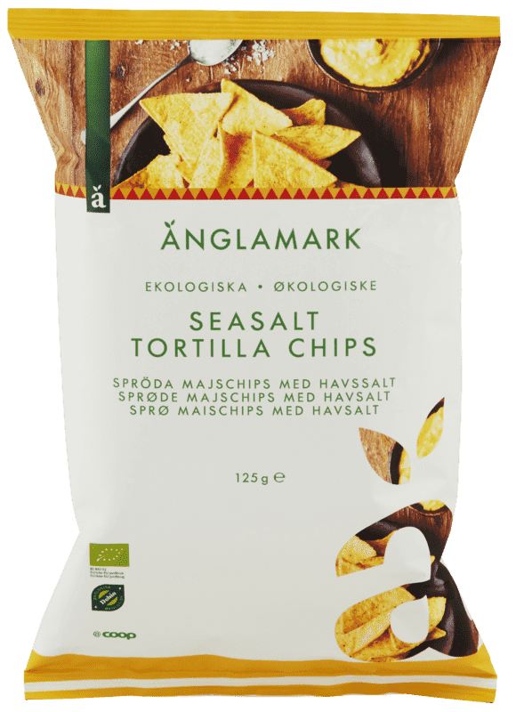 Tortilla Chips Havsalt 125g Änglamark