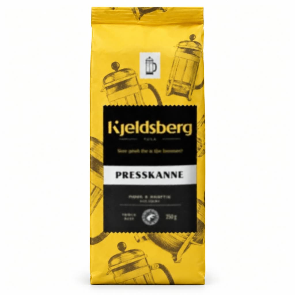 Kjeldsberg Kaffe Presskanne Rund og Fyldig 250g