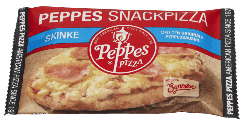 Snackpizza Skinke 140g Peppes