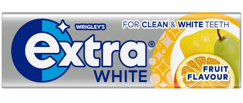 Extra White Sweet Fruit Sukkerfri 10 stk, 14 g