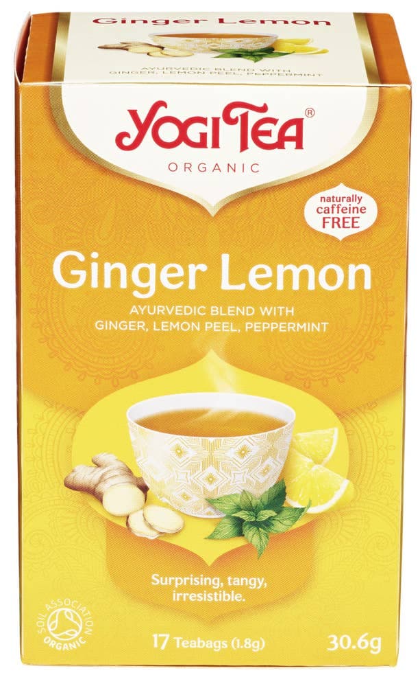 Yogi Tea Ginger Lemon Økologisk 17stk