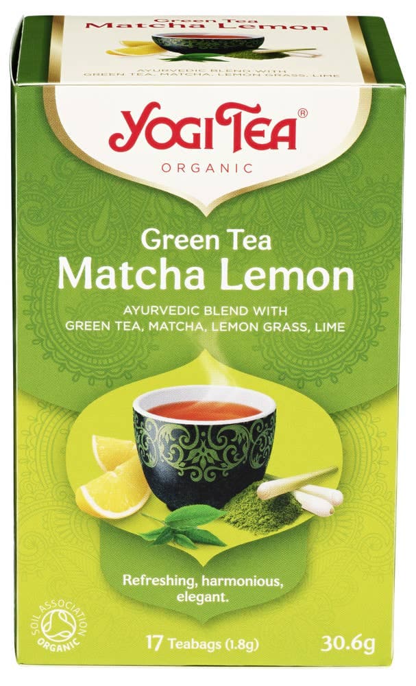 Yogi Tea Matcha Lemon Økologisk 17stk
