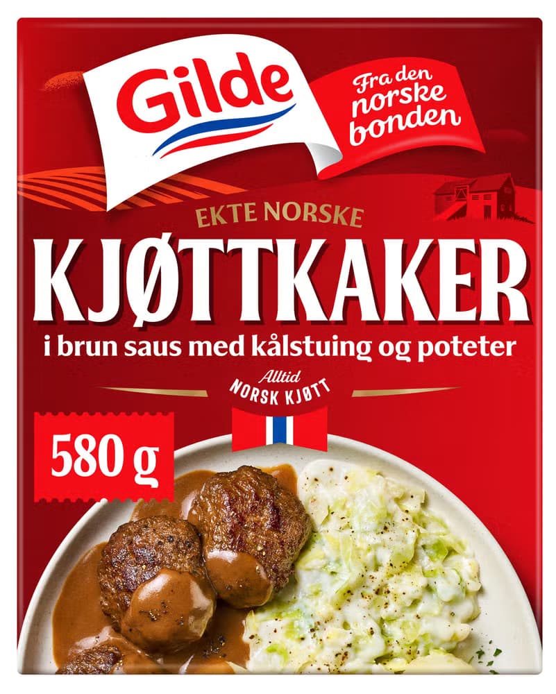 Kjøttkaker M/kålstuing 580g