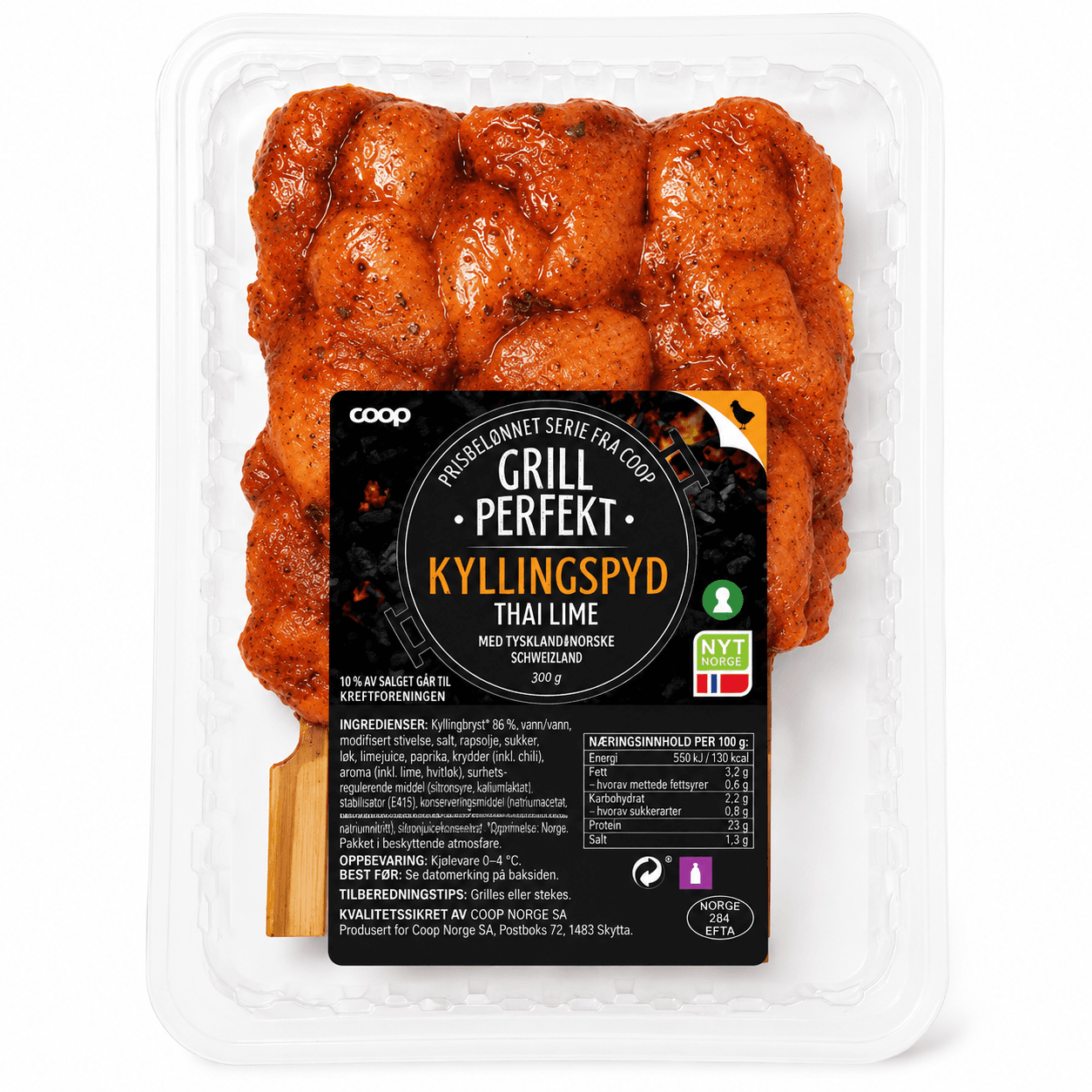 Kyllingspyd Thai Lime 300g Grill Perfekt