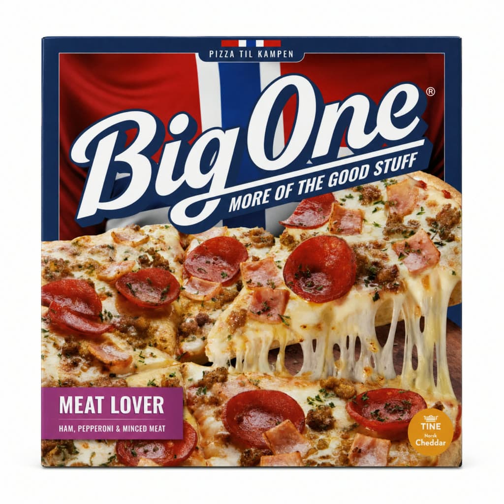Pizza Meat Lover Porsjon 330g Big One330