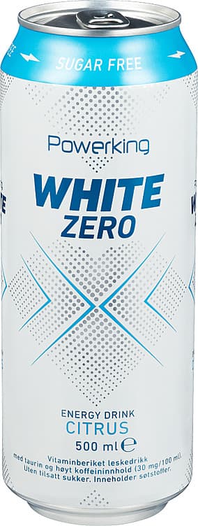 Powerking White Sitrus Sugar Free 0,5l boks