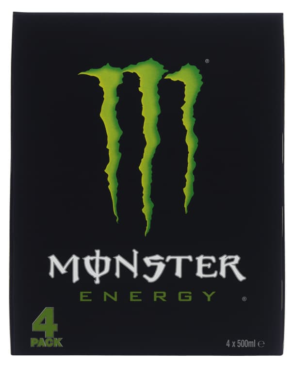 Monster Energy 0,5lx4 boks 2000 ml