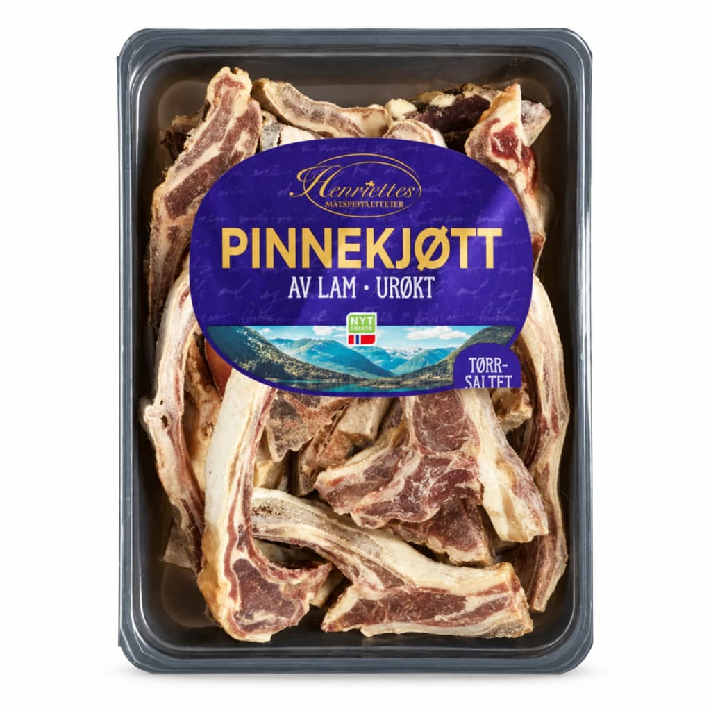 Henriettes Pinnekjøtt av Lam Urøkt 2,2kg