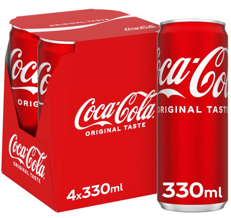 Coca-Cola 4x0,33l boks 1320 ml