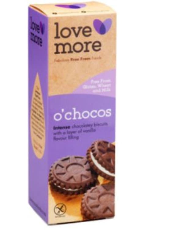 Sjokoladekjeks Fylte Glutenfri Vanilje 125g Lovemore