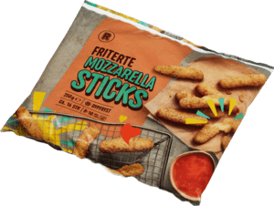 Friterte Mozzarella Sticks 250g Rema 1000