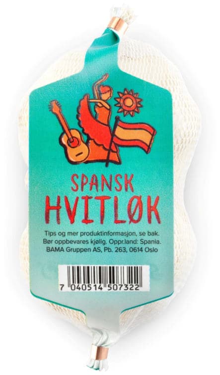 Hvitløk Pakke Spansk 100g Bama