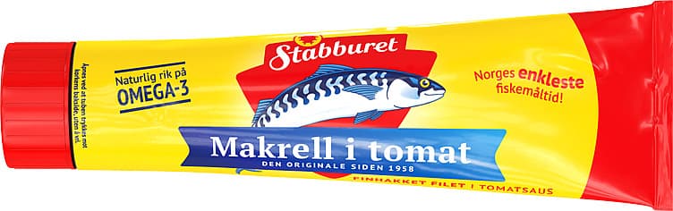 Makrell Tube Tomat 180g Stabburet