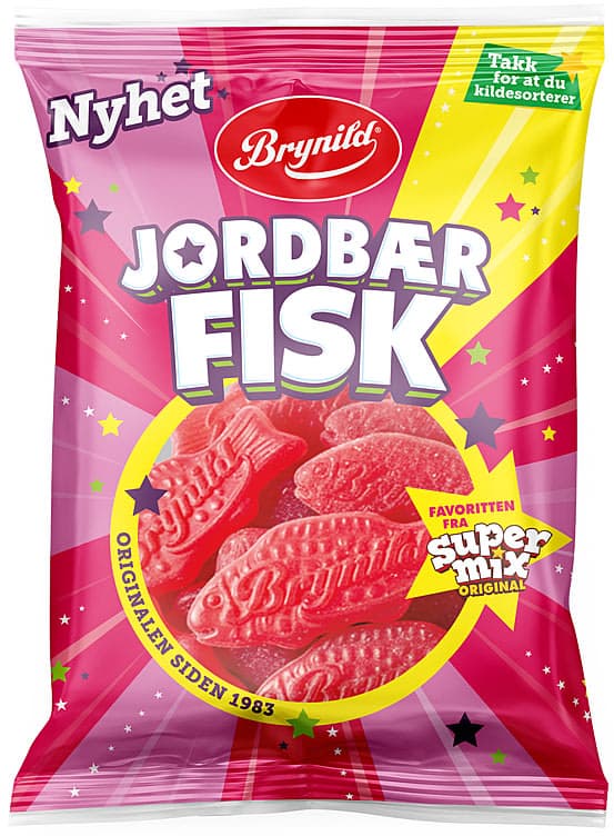Jordbærfisk 100g Brynild