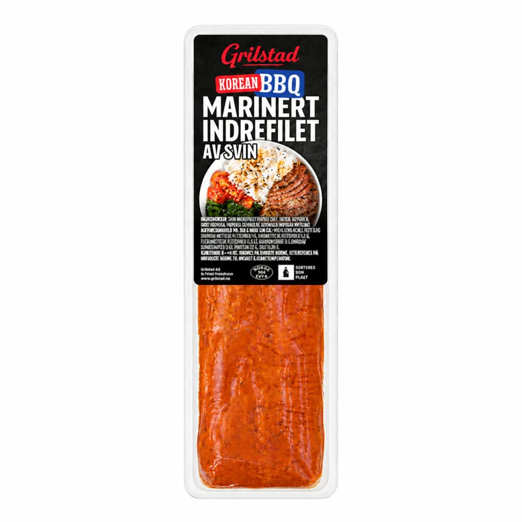 Svin Indrefilet Korean BBQ 600g Grilstad