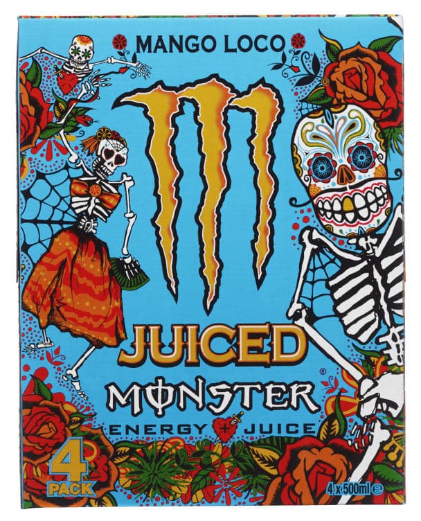 Monster Mango Loco 0,5lx4 boks 2000 ml