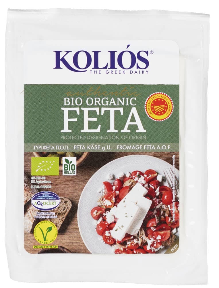 Gresk Feta PDO Økologisk 200g Kolios