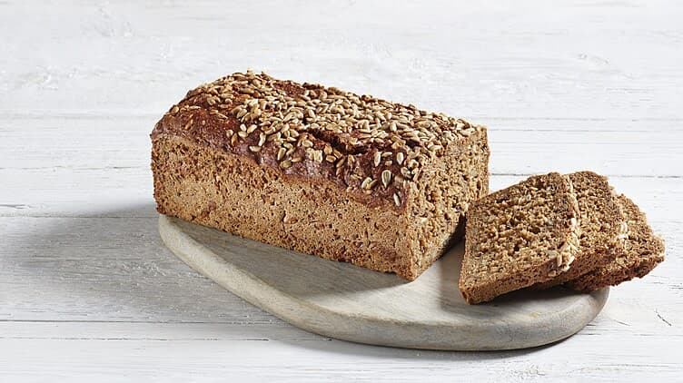 Dansk Rugbrød m/Solsikkefrø Halvstekt 1000g 1 stk