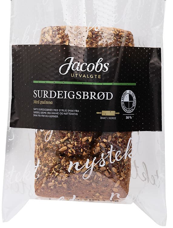 Surdeigsbrød med Quinoa Jacobs Utvalgte