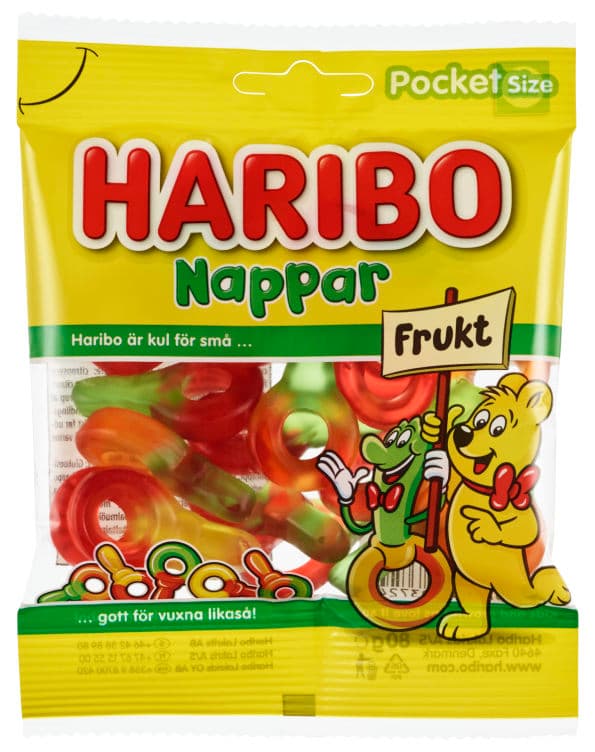 Nappar Fruit 80g Haribo