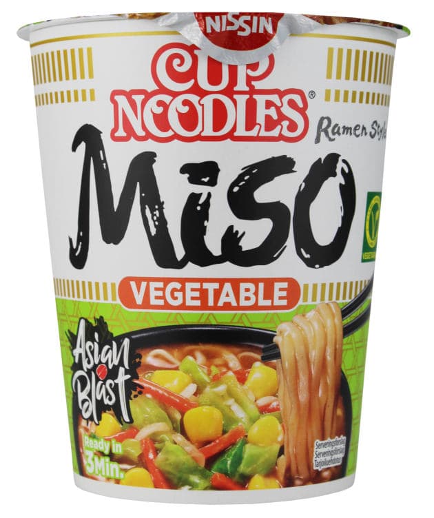 Nudler i Kopp Miso 67g Nissin