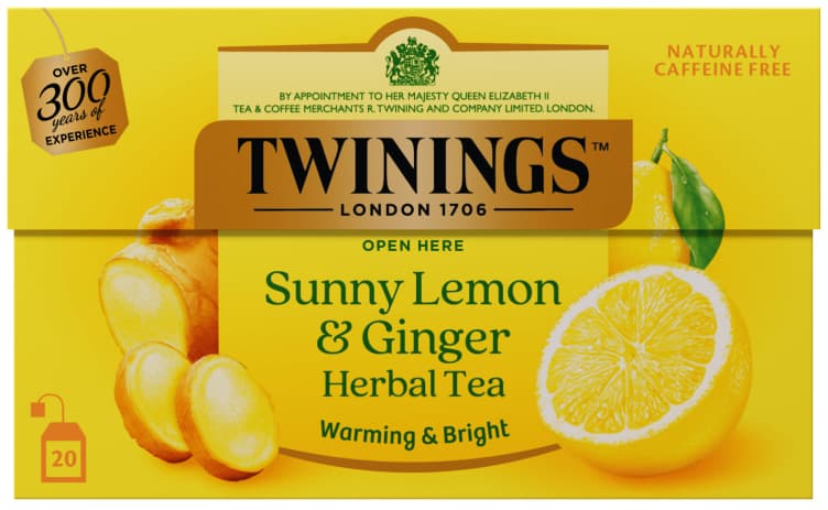 Sunny Lemon&Ginger 20pos Twinings 20 stk