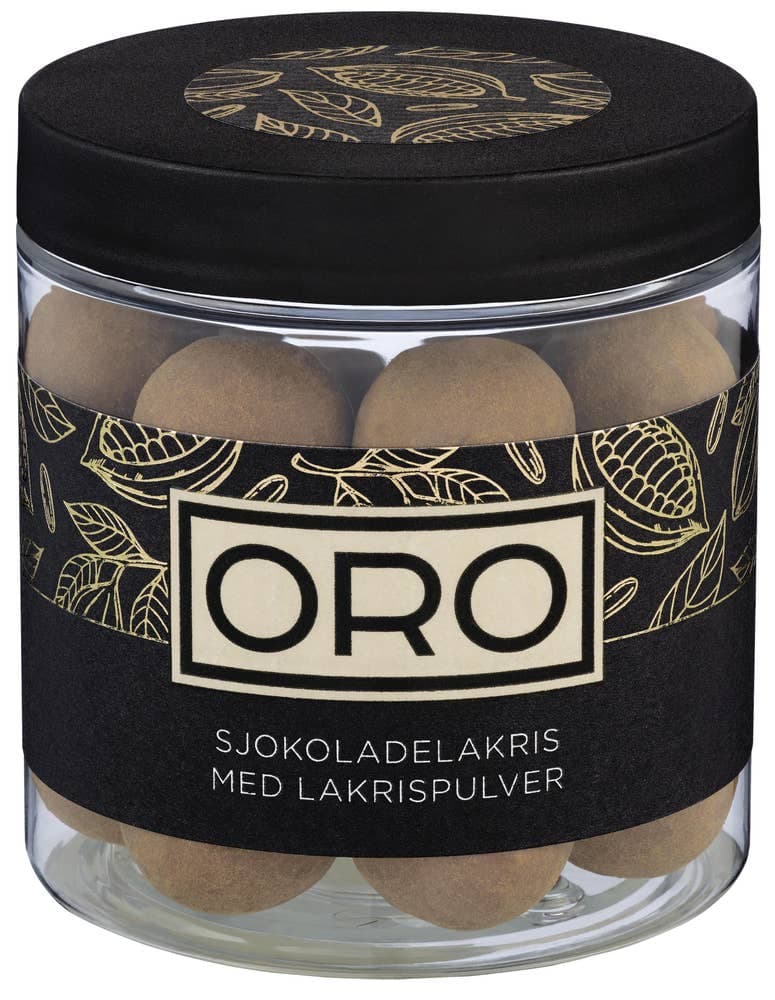 Sjokoladelakris med Lakrispulver 140g Oro