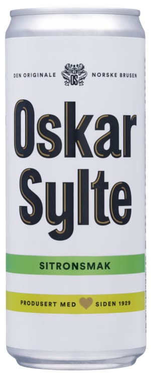 Sitronsmak 0,33l boks Oskar Sylte