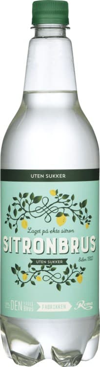 Sitronbrus uten Sukker 1l Roma