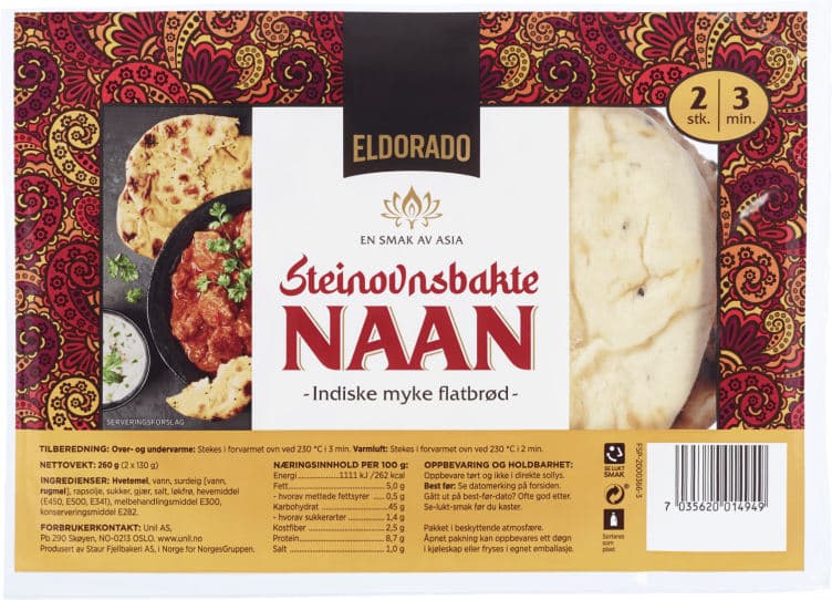 Nan Brød 2x130g Eldorado 260 g