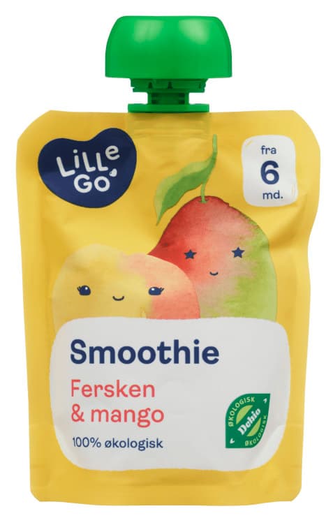 Smoothie Fersken/Mango 90g Lillego