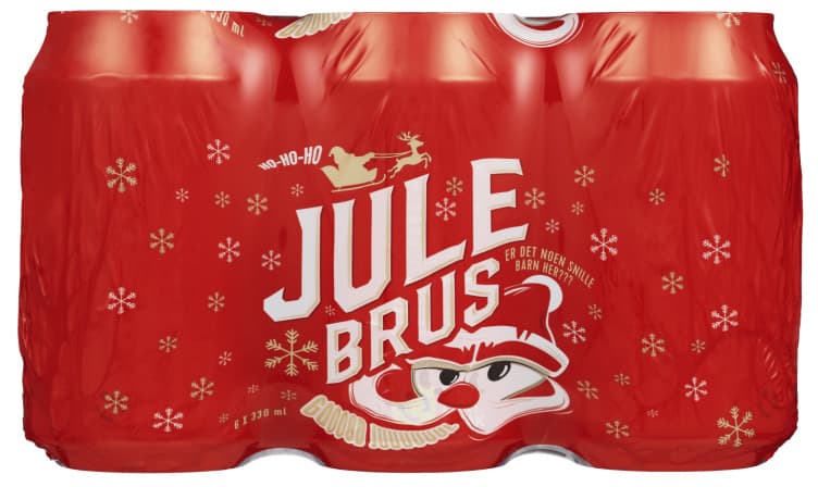 Julebrus 0,33lx6 boks 1980 ml
