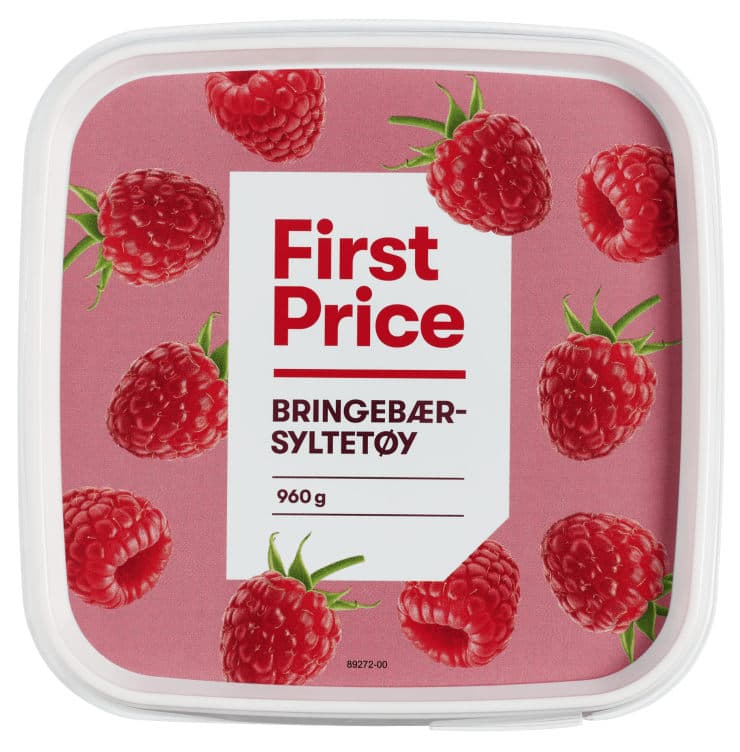 Bringebærsyltetøy 960g First Price