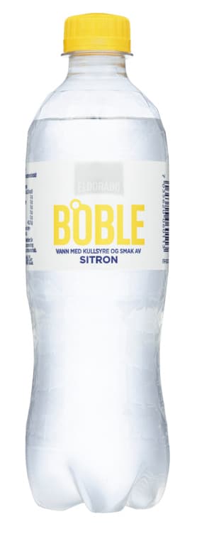 Boble Vann Sitron 0,5l flaske Eldorado