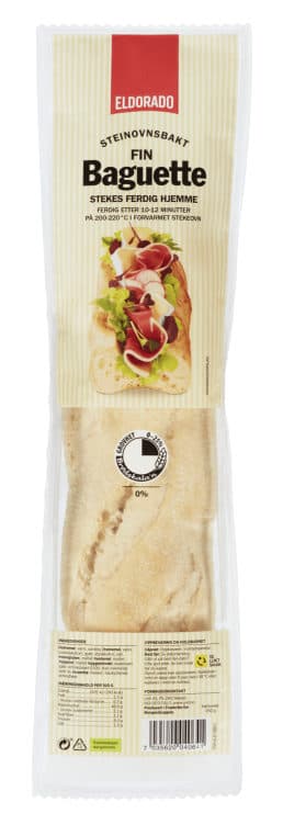 Baguette Fin Steinovnsbakt 250g Eldorado