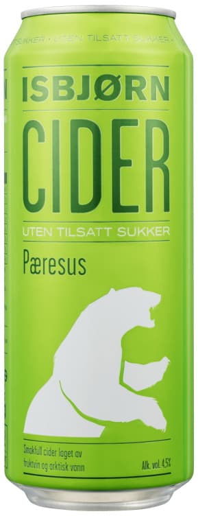 Mack Isbjørn Cider Pæresus 500ml boks