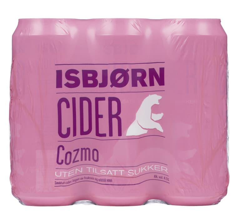 Mack Isbjørn Cider Cozmo 0,5lx6 boks 3000 ml