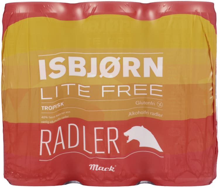 Mack Isbjørn Lite Free Radler Tropisk 0,33lx6 1980 ml