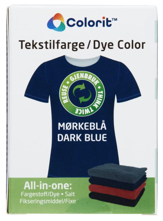 Tekstilfarge Mørkeblå Colorit