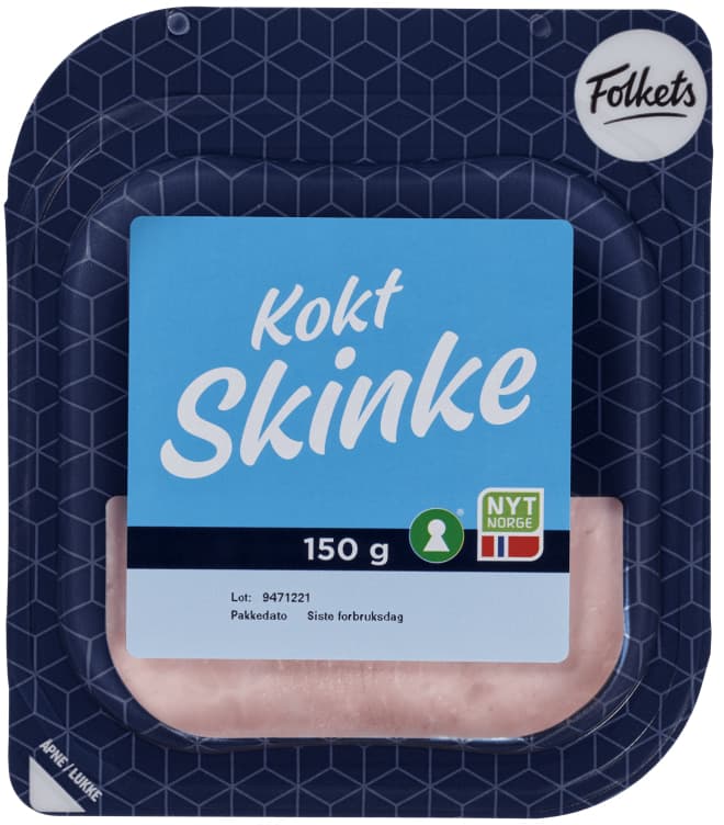 Skinke Kokt 150g Folkets 150 g