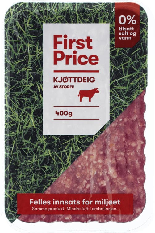 Kjøttdeig 14% Fett 400g First Price 400 g