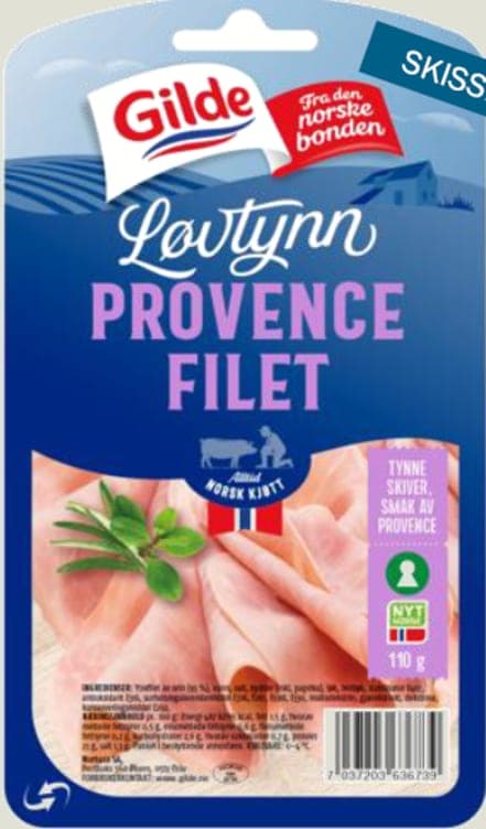 Provencefilet Løvtynn 110g Gilde 110 g