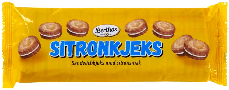 Sitronkjeks 250g Berthas 250 g